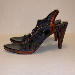 Amalfi by Rangoni Strappy Slingback Heels Size 10 M